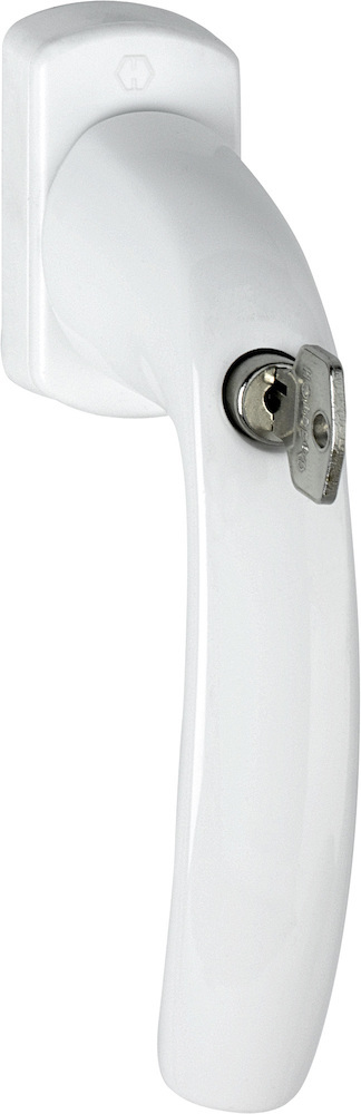 HOPPE® Fenstergriff absperrbar New York 0810SVS/U10, ohne Schrauben, Aluminium, 3286649