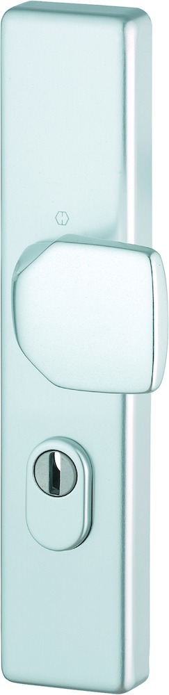HOPPE® Knopf auf Schutz-Langschild 61G/2222ZA, 8/72, Aluminium, 10808361