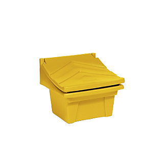 Universal- und Streugutbehälter aus Polyethylen, Inhalt ca. 50 l, gelb.