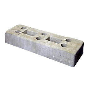 Zaunfuß aus Beton, für Mobilzaun, LxBxH 700 x 220 x 125 mm.