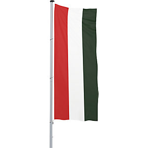 Hissflagge/Länder-Fahne, Format 1,2 x 3 m, Ungarn.