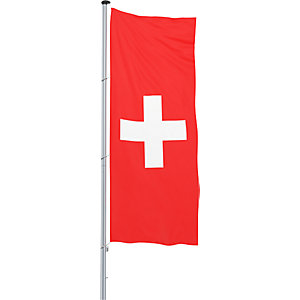 Hissflagge/Länder-Fahne, Format 1,2 x 3 m, Schweiz.