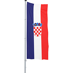 Hissflagge/Länder-Fahne, Format 1,2 x 3 m, Kroatien.
