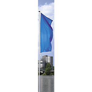 Alu-Fahnenmast PIRAT, ohne Ausleger, Höhe über Flur 10 m, Ø 100 mm.