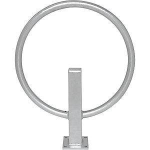 Anlehnbügel GIRO, Rundrohr 48/3 mm, feuerverzinkt, zum Aufdübeln.