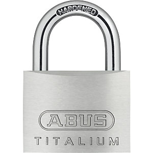 Zylindervorhängeschloss, 54TI/50 Lock-Tag, VE 6 Stk, silber.