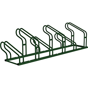 Fahrradständer OPTIMUM, 6 Stellplätze, moosgrün.