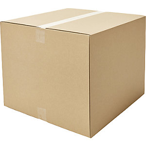 Wellpapp-Faltkarton, Länge 500 - 599 mm, LxBxH 500 x 100 x 100 mm, 1-wellig, VE 25 Stk.