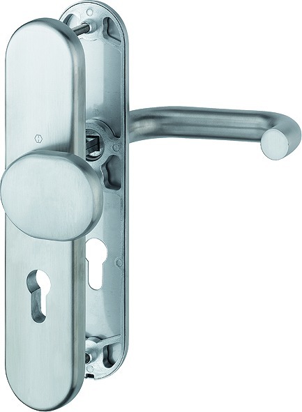 HOPPE® Schutz-Wechselgarnitur mit Langschild Baden E86G/3331A/3440/1388Z, 8/72 mm, Edelstahl, 3951012