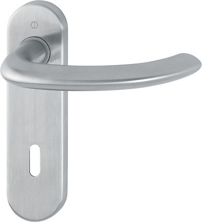 HOPPE® Drückergarnitur mit Kurzschild Marseille E1138Z/353K, Edelstahl, 3042231