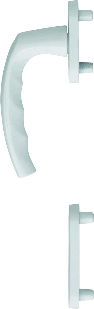 HOPPE® Fenstertürgriff-Halbgarnitur Atlanta 0530/66N/66NS, außen, Aluminium, 11813325